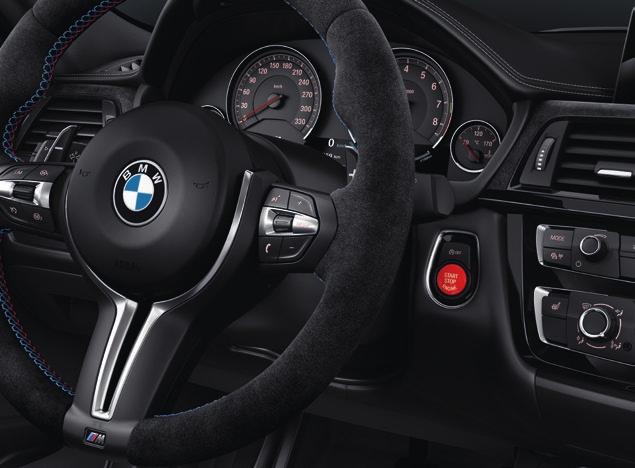 Partnered with M Servotronic, the driver can choose from three steering characteristics: Comfort, Sport and Sport plus, further accentuating the breathtaking agility of the new BMW M3