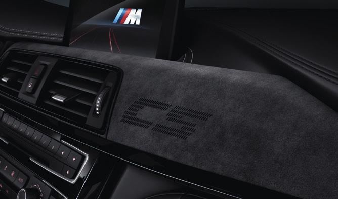 Coupled with the optional BMW M Performance Alcantara steering wheel, the driver is able to obtain perfect control with improved ergonomics.