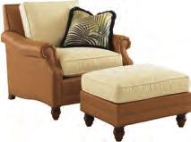 4 with Cord 972-21, #1 Nailhead Trim, finish Sumatra Shown on pages 42 and 44 7722-11 Shoal Creek Chair Overall: 38W x 40.5D x 36H in. Arm: 25.5H in., Seat: 19.5H in. Inside: 23.5W x 23.5D in.