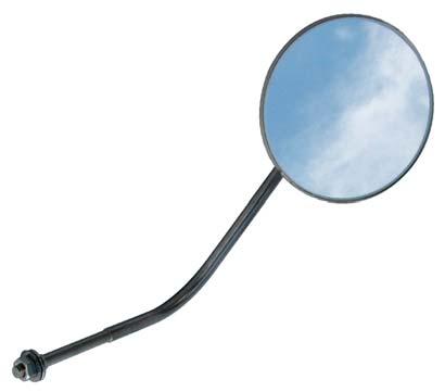 High quality glass mirrors are optically corrected to provide long trouble free service.