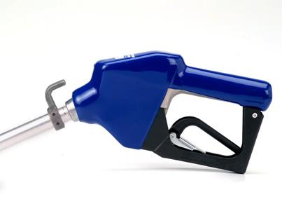 Husky 1-GS nozzle shuts off - when the gas tank is full. Not to be used with gravity tanks. Not legal for retail dispensing.