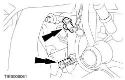 43. Connect the oil pressure sender unit and the knock