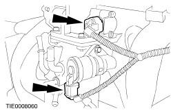 Connect the idle air control valve and the throttle