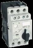 Motor protective circuit breakers MPE 25 Rated current 0,16-32 A Example of MPE configuration: Advantages