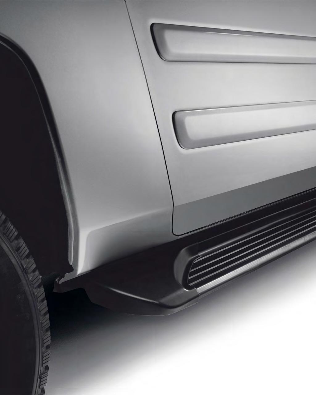 RUNNING BOARDS Running Boards are there to give you an extra step when entering or exiting your vehicle.