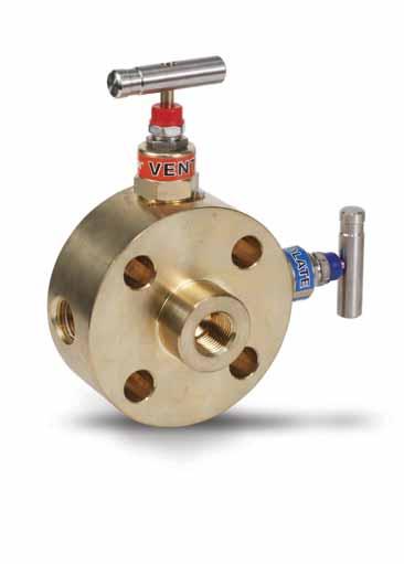 Block & Bleed Valves 4 \ Features # ANSI B6.5 flanged inlet connections /" to " sizes. # Class rated to class 500 rated. # /"-4 NPT(female) standard outlet. # /4"-8 NPT(female) standard vent.
