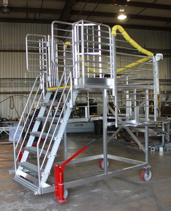 Specifications 737 Jackscrew Maintenance Ladder Overall Height 122 Overall