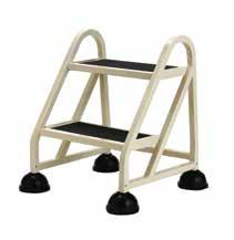 Handrails for safety DISCONTINUED PRODUCT PER VENDOR DISCONTINUED PRODUCT PER VENDOR PLATFORM LADDERS CAT.# DESCRIPTION H x W x D LBS.