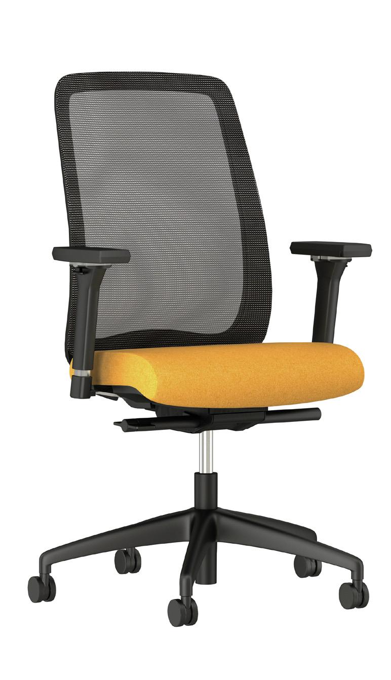 Designed for focused tasks or working on the go, Bolton offers the perfect amount of sophistication and comfort. Bolton makes a style statement while supporting users throughout the day.