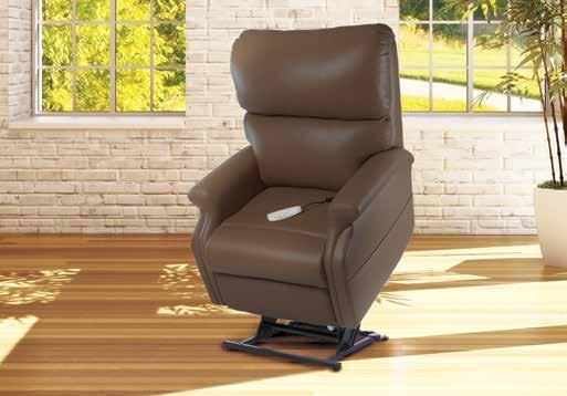 LIFT Performance FABRICS ULTRAFABRICS ULTRALEATHER TM Ultrafabrics Ultraleather TM on Pride Power Lift Recliners offer a richly detailed grain pattern expressive of premium grade leather.