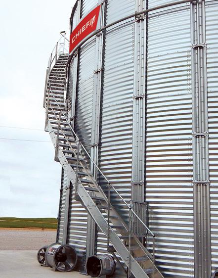THE ULTIMATE IN GRAIN PROTECTION Chief s door systems make maintenance easier.
