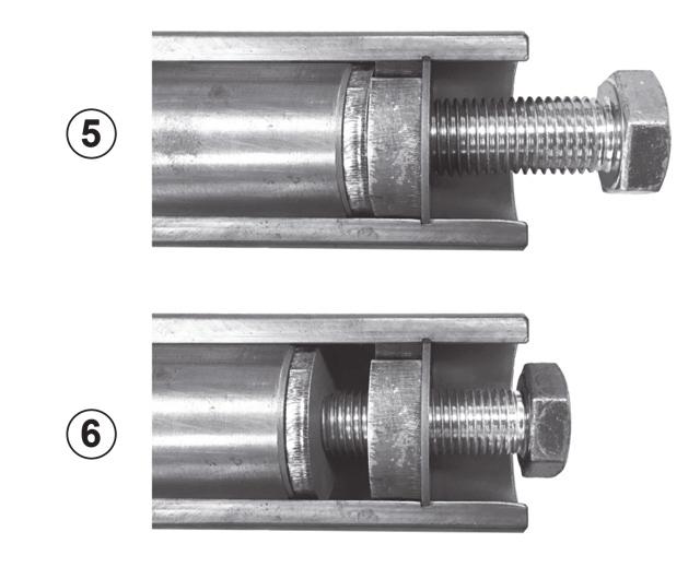 and operating notes Installation/removal of gear units with hollow shaft and key Removal procedure recommended design 211527051US [2] Longer retaining screw [] Lock washer [3] Snapring [8] Spacer