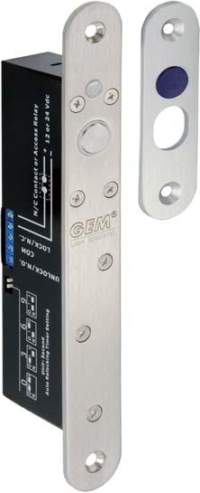 Secure and Intelligent Bolts are mortise mounted and available in fail-safe and fail-secure mode.