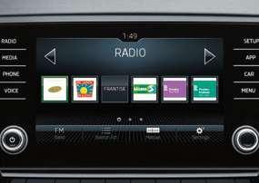 5" TOUCHSCREEN DISPLAY > FOUR ADDITIONAL LOUDSPEAKERS COMFORT AND CONVENIENCE > DUAL-ZONE CLIMATE CONTROL WITH HUMIDITY