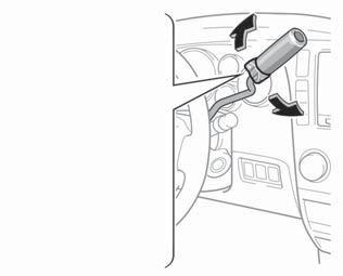 Column shift type Park 1 Reverse Neutral Drive S mode Park 1 Reverse Neutral Drive S mode 1 The ignition switch must be ON and the brake pedal depressed to shift from Park.