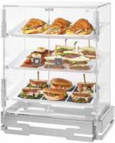 Steel Dome Drawer Bakery Case 20.75 x 13.25 x 16.75 in 52.