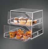 4 cm Item # BD129 4 Door Bakery Cabinet Bakery Tray Set of 3