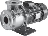 Maximum working pressure: 12 bar (PN 12). SPECIFICATIONS PUMP The SH series consists of singlestage centrifugal pumps made of pressed AISI 316 stainless steel.