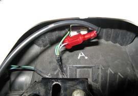 3. Next you will route the Bazzaz POWER lead back to the factory tail light connector.