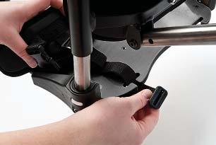 Release the buttons when the desired setting is achieved, making sure the leg prompt audibly locks into place.