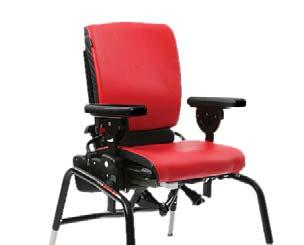 The seat support attaches beneath the seat pad to help prevent the user from sliding forward on seat.