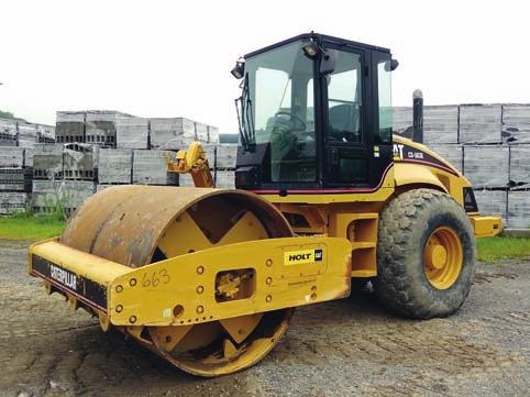 hydraulics, 18 digging bucket, sliding backhoe, enclosed ROPS cab, and 12.5/80-18 tires. In good condition with very good tires.