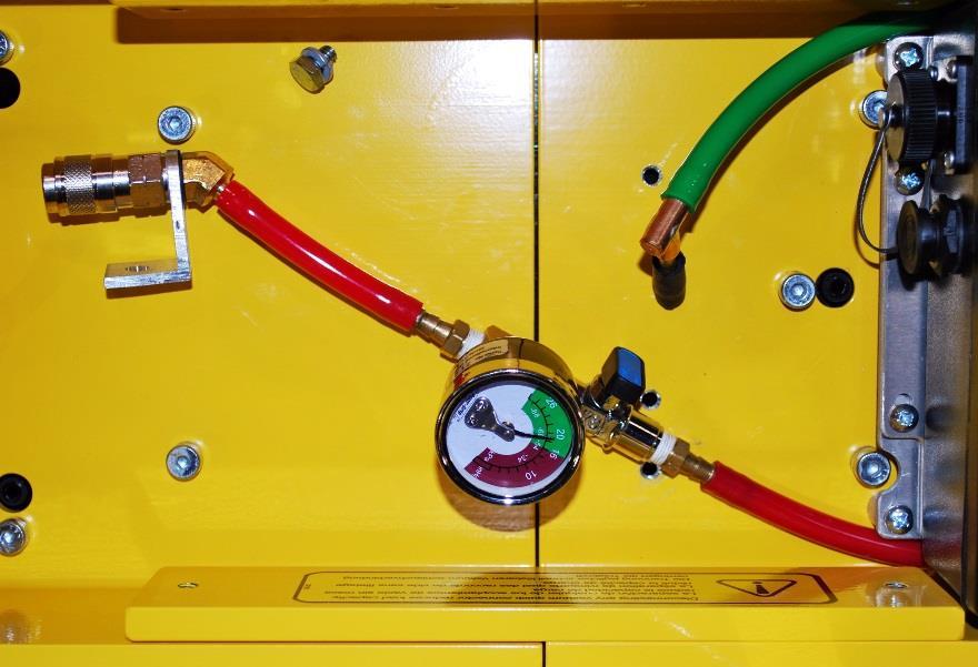 9) After confirming that the quick connect does not leak, remove the cap from the barbed fitting. Remove the pad fitting from the hose and reattach the hose to the quick connect.