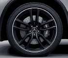 d Alloy Wheels* RTA 19" AMG 5 Twin-spoke alloy wheels in titanium grey F: 235/55 R19 8.0J x 19 ET38 R: 255/50 R19 9.