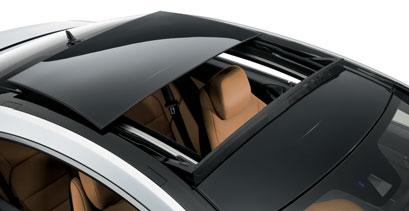 package ) The panoramic glass roof forms what appears to be a continuous glass surface from the