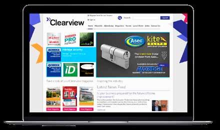 CLEARVIEW-UK.COM The Clearview website hosts new stories every day and attracts vistors from Clearzine and Twitter.