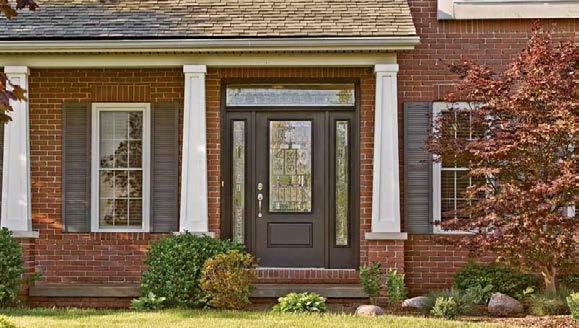 The more attractive and durable alternative to steel, Smooth-Star fiberglass doors are ready-to-paint with crisp, clean contours that