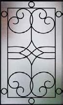 Salinas Page 127 1 Oceana glass and wrought iron come together to create a cheerful entry glass design