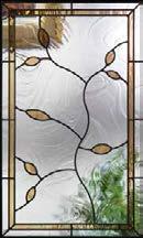 Fiber-Classic & Smooth-Star Decorative & Specialty Glass Avonlea Page 133 The dainty leaf design seemingly grows upward in this elegant glass design.