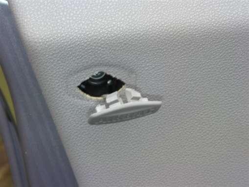 door pull is a different size (T25), and you are working very close to an airbag!