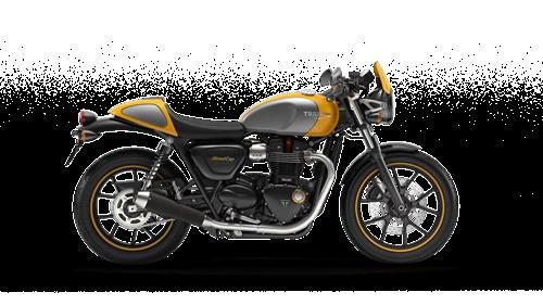 STREET CUP The Street Cup is a stunning authentic street racer born from the stripped back style of the Street Twin and features the Bonneville 900cc high-torque engine - perfectly tuned for blasting