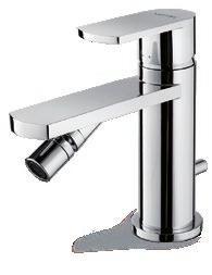 Single-lever mixer, high version for above counter basin, without pop-up waste set.