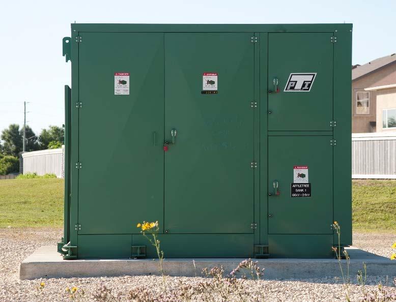 Benefits - Safety The transformer comes with a tamper resistant enclosure to ANSI C57.12.18 standards.