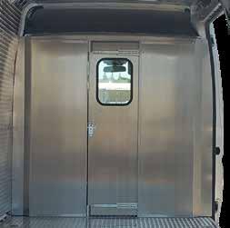 We also offer a sliding door version with most of the same great advantages while giving you quicker access to your cargo area without being exposed to outside environment.