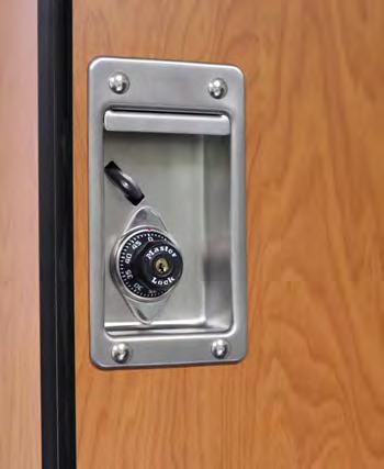 As the first and only recessed handle on the phenolic locker market, Columbia Lockers is proud to introduce this innovative design option to our entire phenolic locker product line.