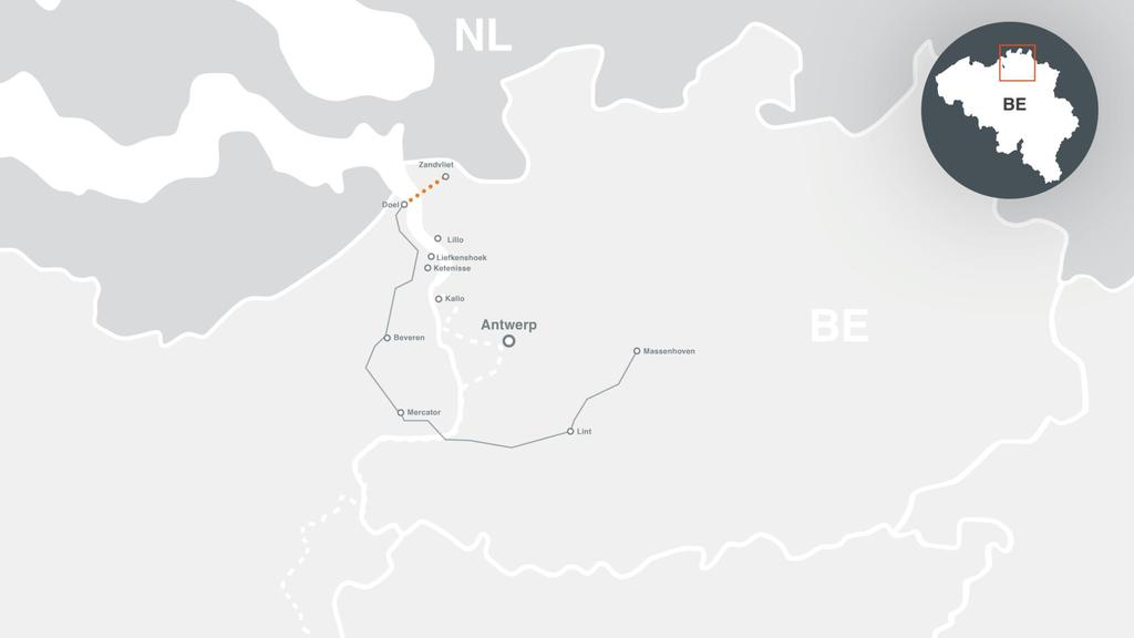 Brabo Stage 1 Zandvliet - Doel + 2nd phase shifter in
