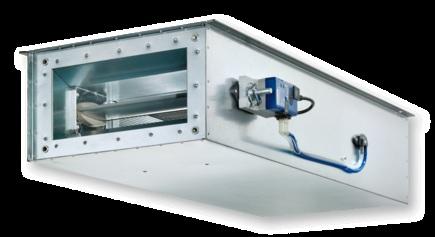 Type TA-Silenzio FOR EXTRACT AIR SYSTEMS WITH DEMANDING ACOUSTIC REQUIREMENTS AND LOW AIRFLOW VELOCITIES Rectangular VAV terminal units for the extract air control in buildings with variable air