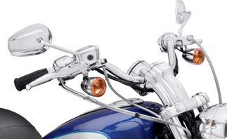 574 CONTROLS Handlebars a. reduced reach Handlebar* sportster This chrome handlebar is designed to bring the controls closer to the rider for increased comfort.