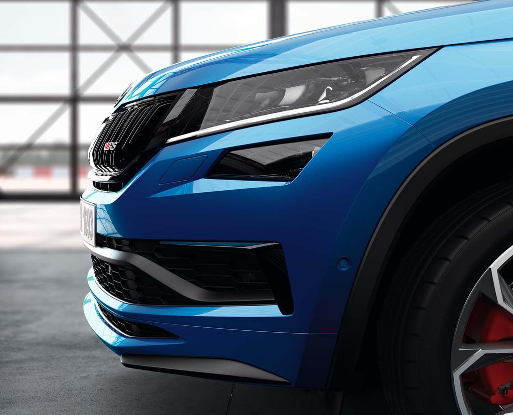 PERFORMANCE FOR YOUR EYES LED HEADLAMPS AND FOG LAMPS LED technology comes as standard with the KODIAQ RS.