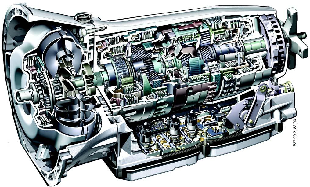 Transmission 7-speed automatic transmission Chassis The 6-cylinder model can be optionally equipped with a new 7-speed automatic transmission with seven forward gears and two different reverse gear