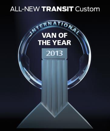 capacity "International Van of the Year" 2013 First