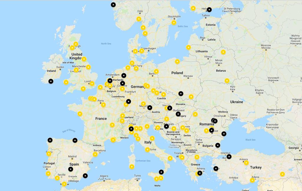 European Refineries Non-Coking Refineries Coking