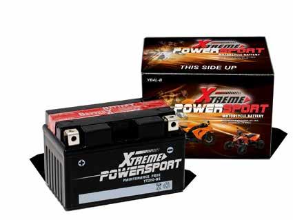 DIN 0 6 2 96 56 56 4,95 M06 B8-6A DIN 0 6 04 9 8 6 2,72 M06 XTREME BATTERIE Acid Pack included Xtreme Power sports batteries for motorcycle, scooter, jetski, atv, lawnmower,... ATTERY UPPLIE NV 2/20.