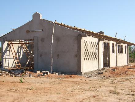 The nearly completed workshop (photo November 2008).