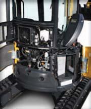 ENHANCED SERVICE allows hydraulic attachment changes ACCESS is
