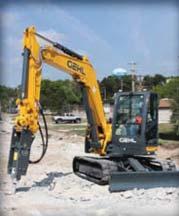 The Gehl Z80 compact excavator brings power and